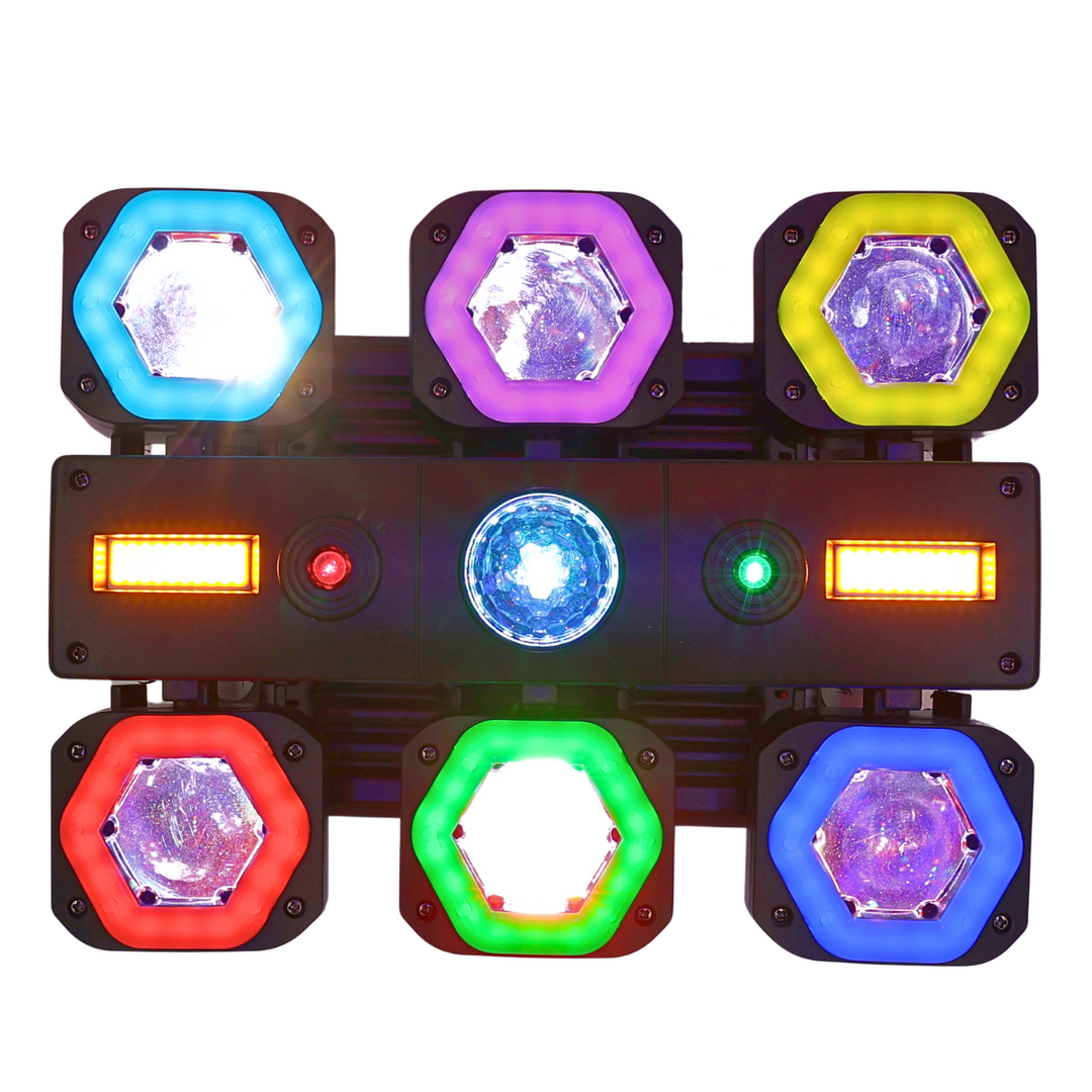 LIGHT4ME CLUBMIX rörlig multieffektbelysning