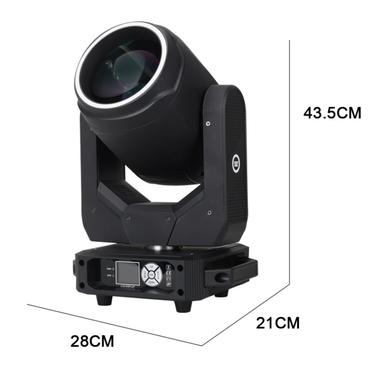 LIGHT4ME FOCUS 200W BEAM RING LED moving head