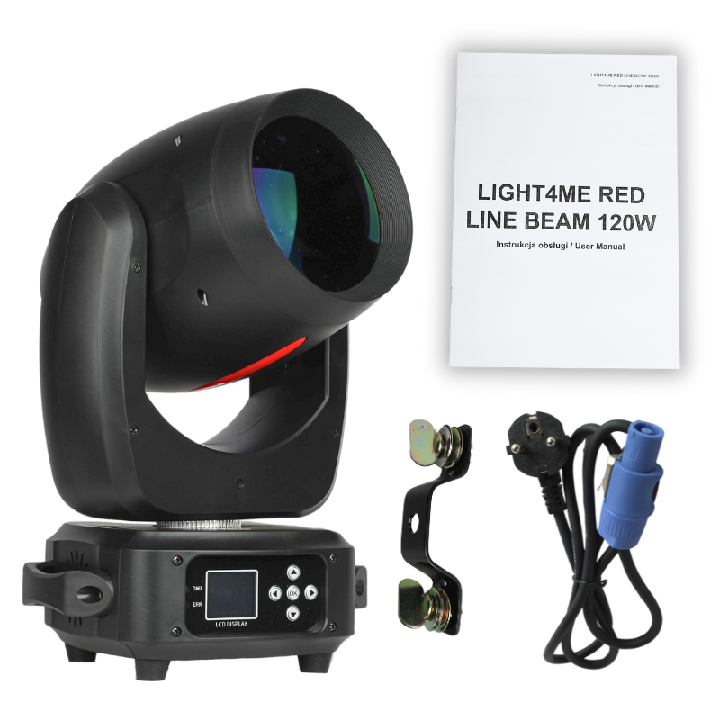 LIGHT4ME RED LINE BEAM 120W LED moving head axel