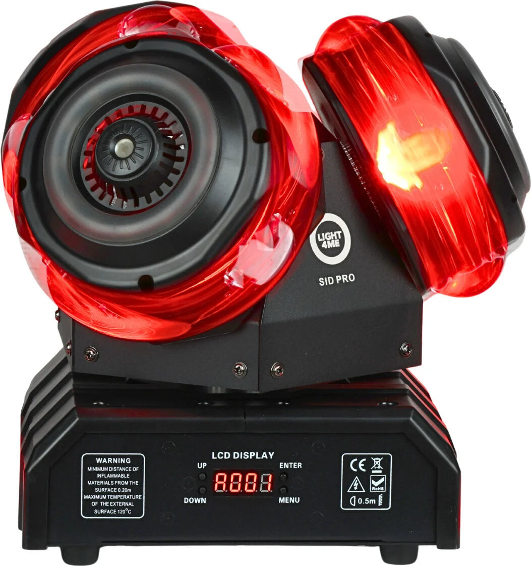 LIGHT4ME SID PRO 5-i-1 rörlig multieffektlampa