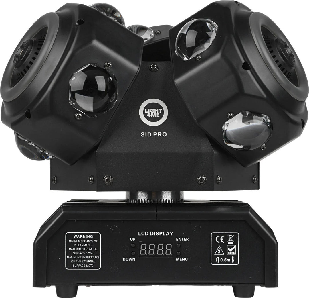 LIGHT4ME SID PRO 5-i-1 rörlig multieffektlampa
