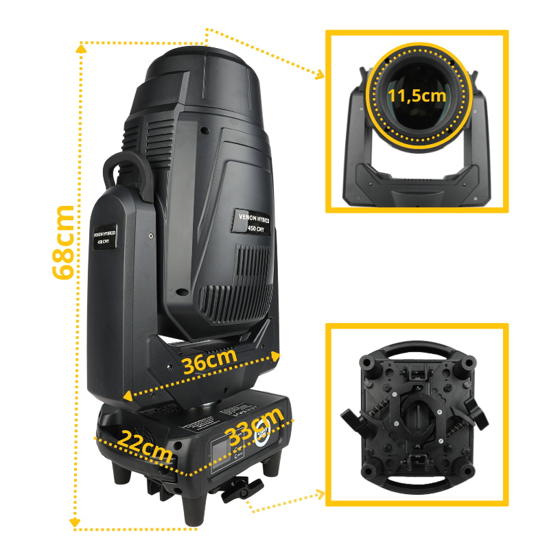 Light4Me Venom Hybrid 450 CMY LED