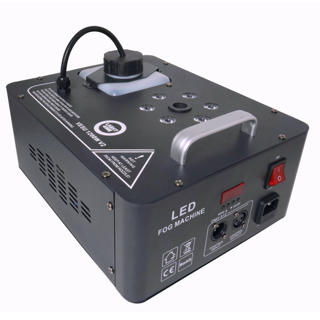 Light4Me VESU 1200W V2 Vertikal Rökmaskin med RGB LED