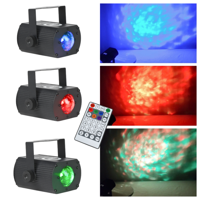 Light4Me Water Wave 3W RGB ljuseffekt