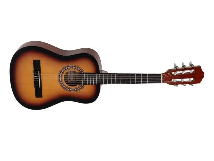 DiMavery AC-303 klassisk spansk gitarr 1/2 ( Sunburst )