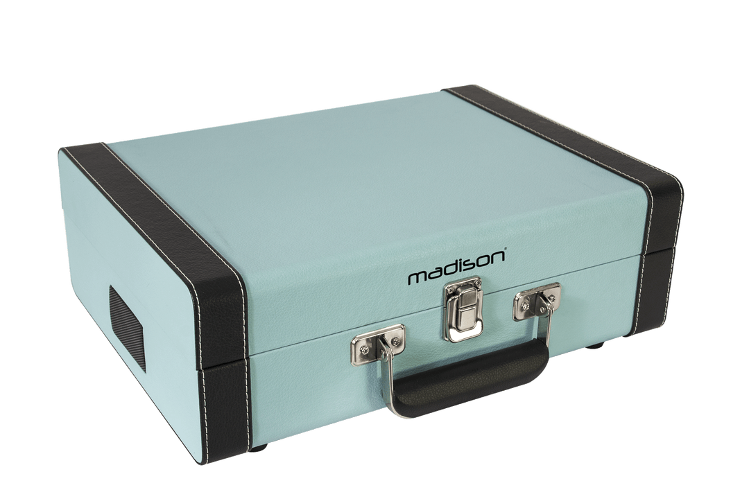 Madison Vintage Pladespiller m. Bluetooth (Lyseblå)