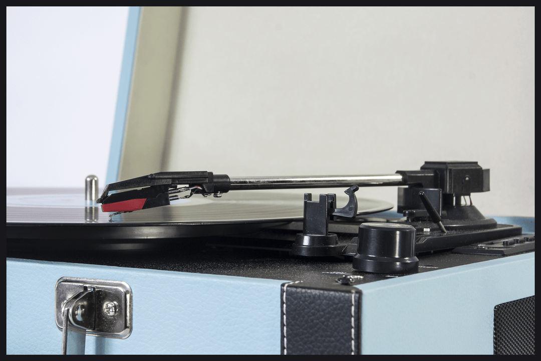 Madison Vintage Pladespiller m. Bluetooth (Lyseblå)