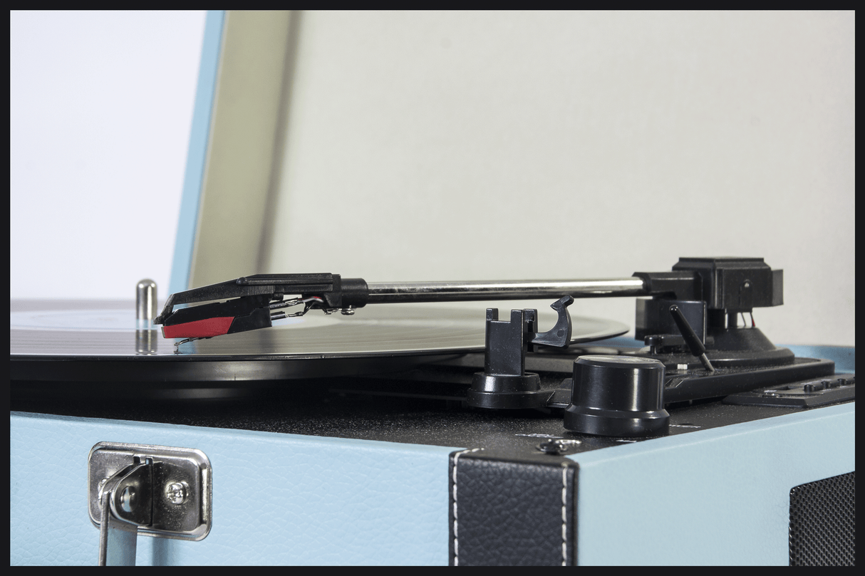 Madison Vintage Pladespiller m. Bluetooth (Lyseblå)