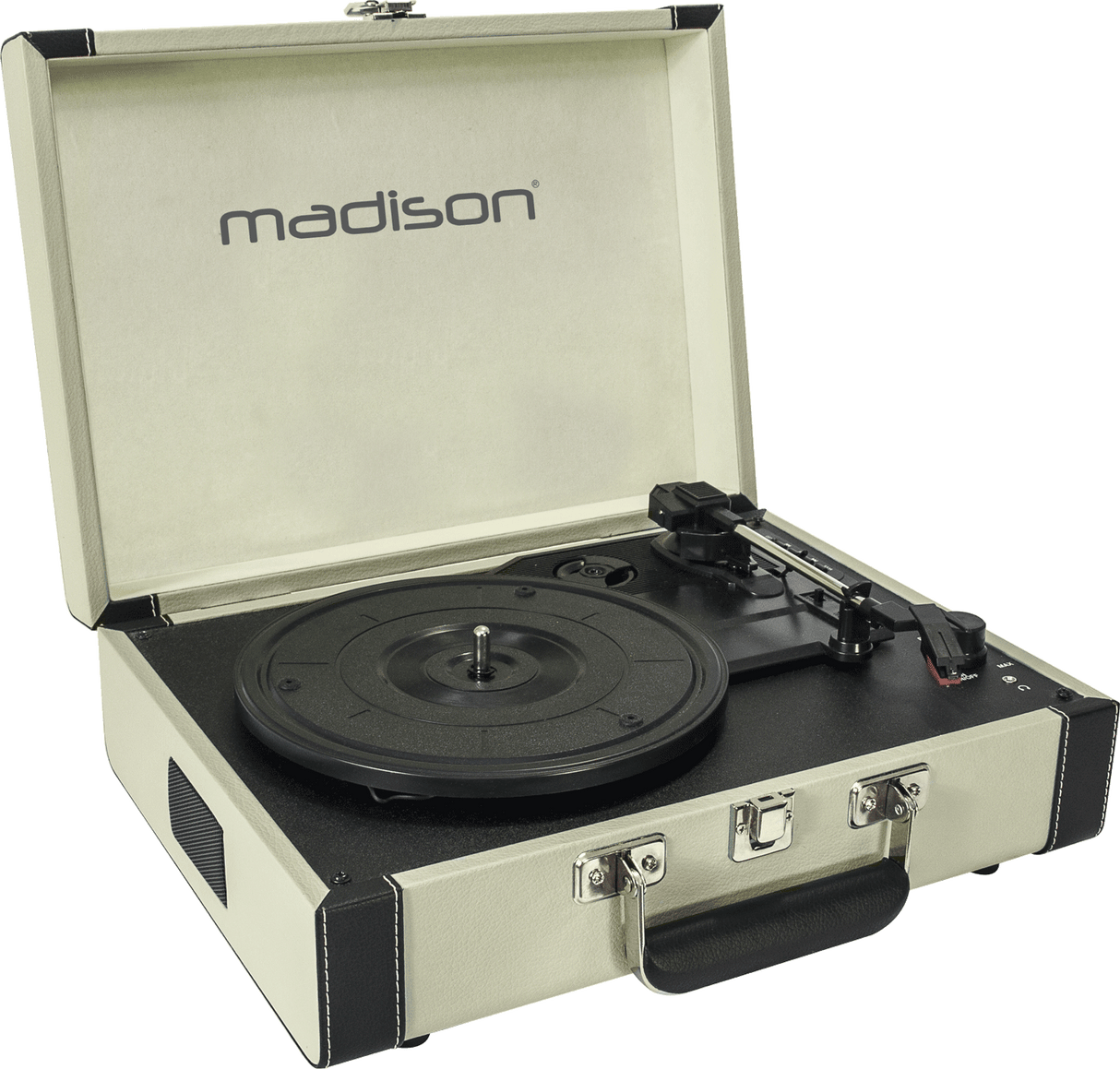 Madison Vintage skivspelare med Bluetooth (Cream)