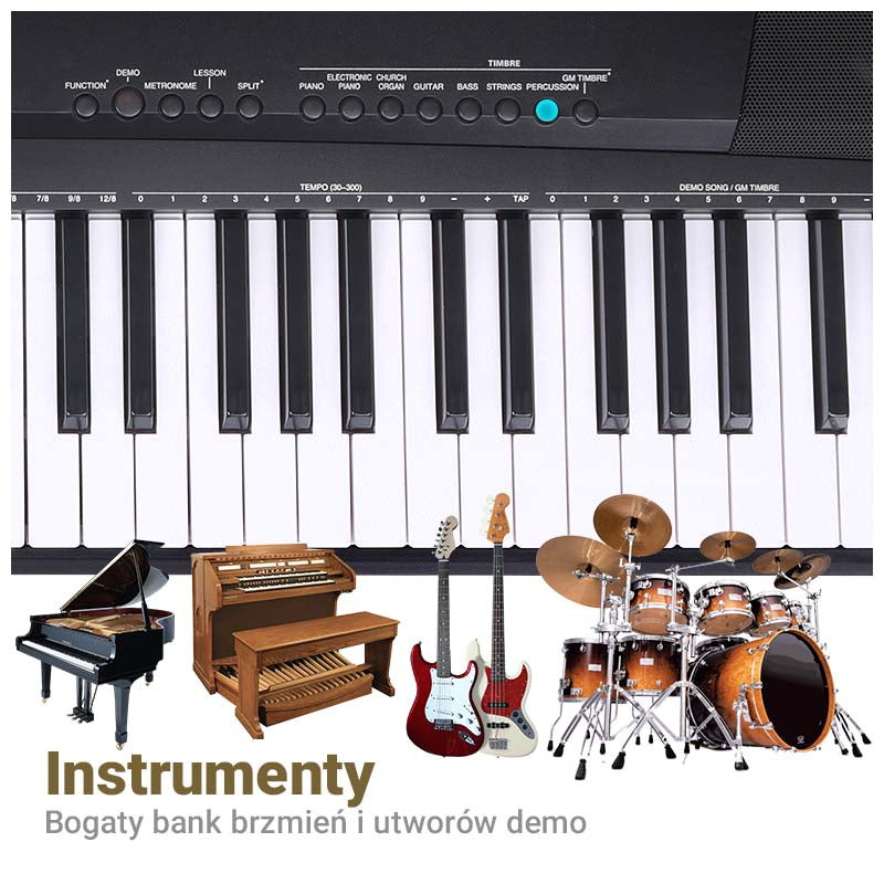 MK WP 881 digitalpiano med inlärningstangenter