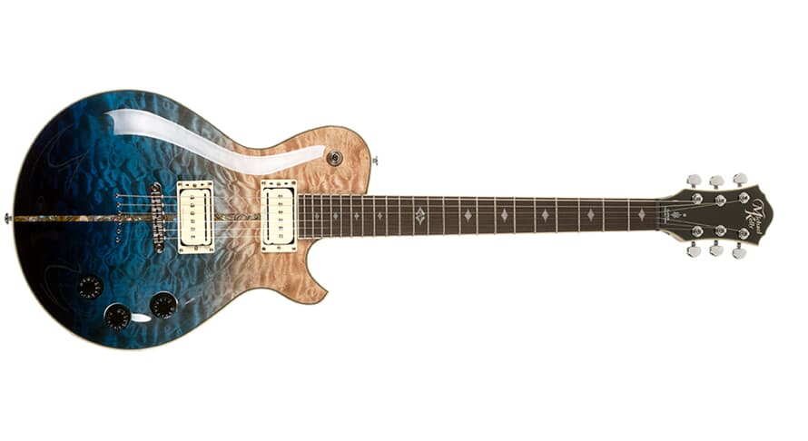 Michael Kelly Mod Shop Patriot Instinct Duncan elgitarr, Blue Fade