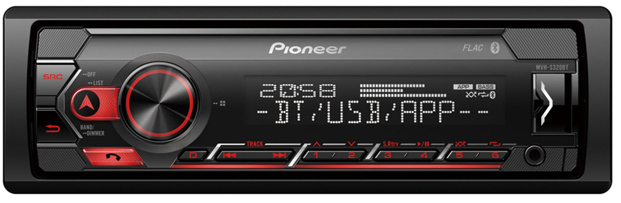 Pioneer MVH-S320BT Bilradio med Bluetooth / Trådlös telefoni