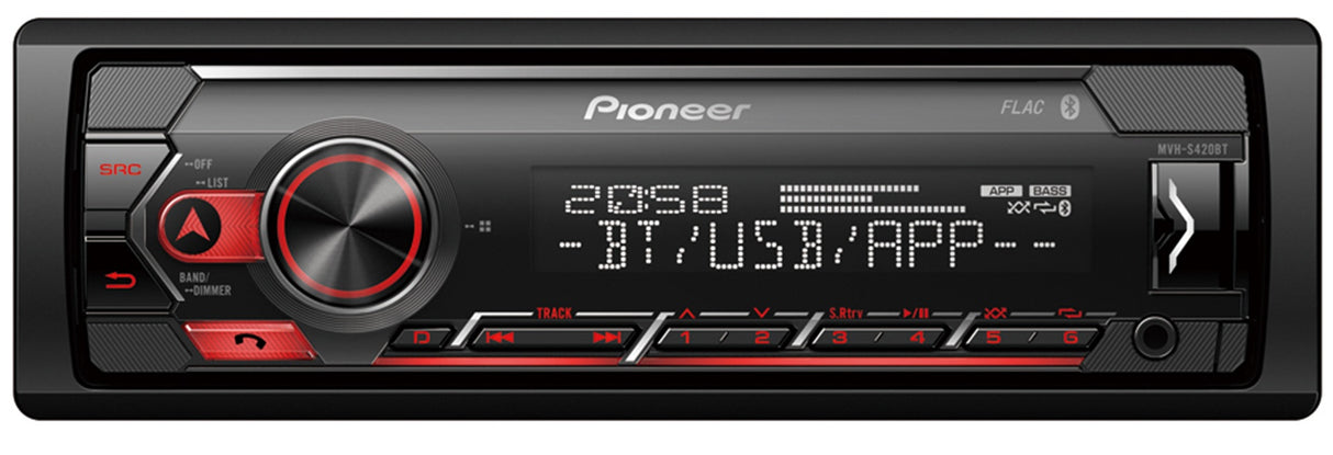 Pioneer MVH-S420BT Bilradio med Bluetooth / Trådlös telefoni