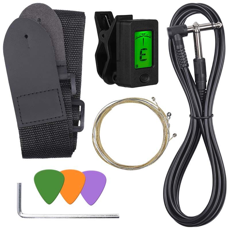 V-Tone EAG SET BK elektrisk akustisk guitar + forstærker, Sort