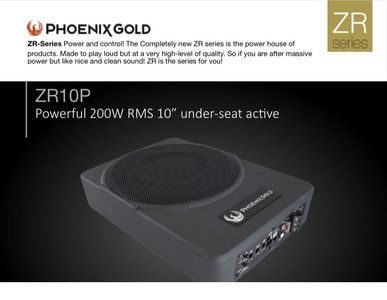 Phoenix Gold ZR10P Active Subwoofer (400W)