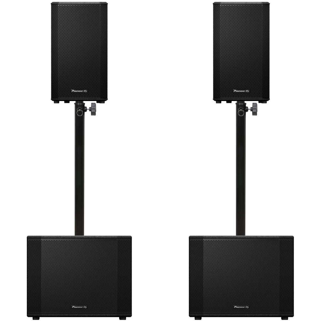Pioneer DJ 2x XPRS-1152ST + 2x XPRS-102 Paket