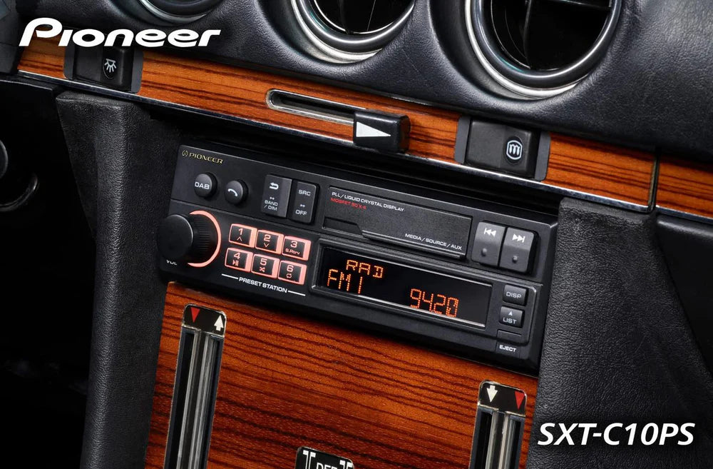 Pioneer SXT-C10PS Retro Bilradio med DAB+ och Bluetooth