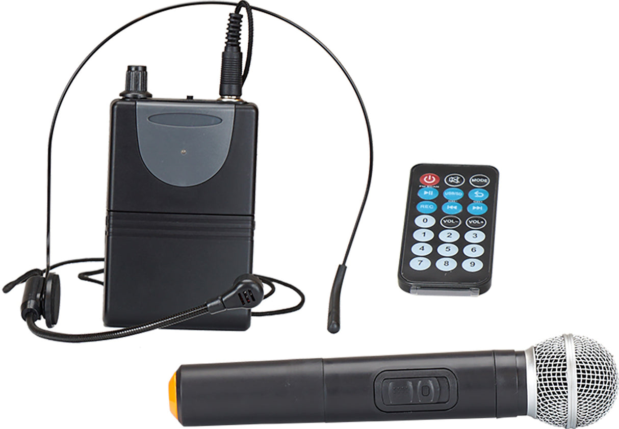 Ibiza PORT12HS Bärbar VHF-högtalare (svart, 700W)