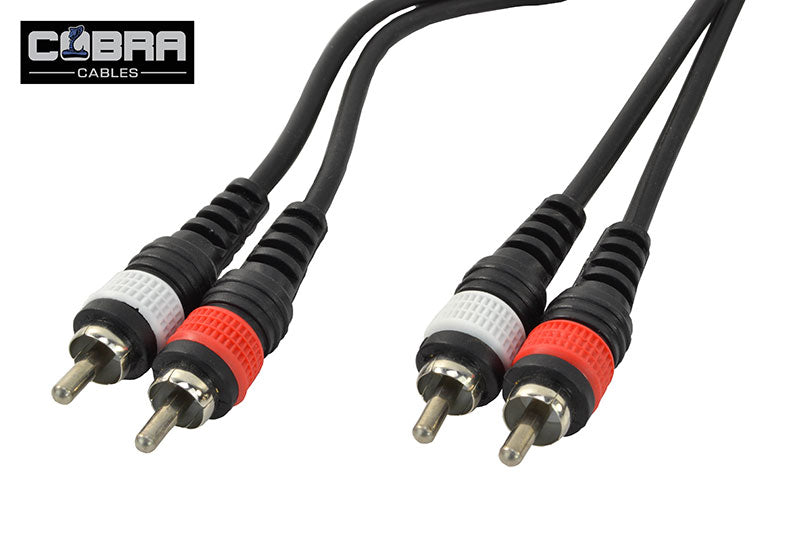 Phono-kabel 2 x RCA-hane till 2 x RCA-hane
