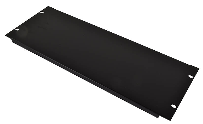 19" svart rackpanel
