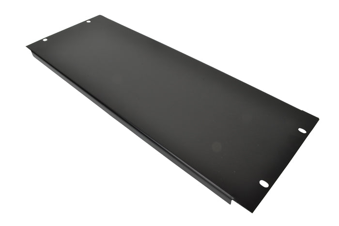 19" svart rackpanel
