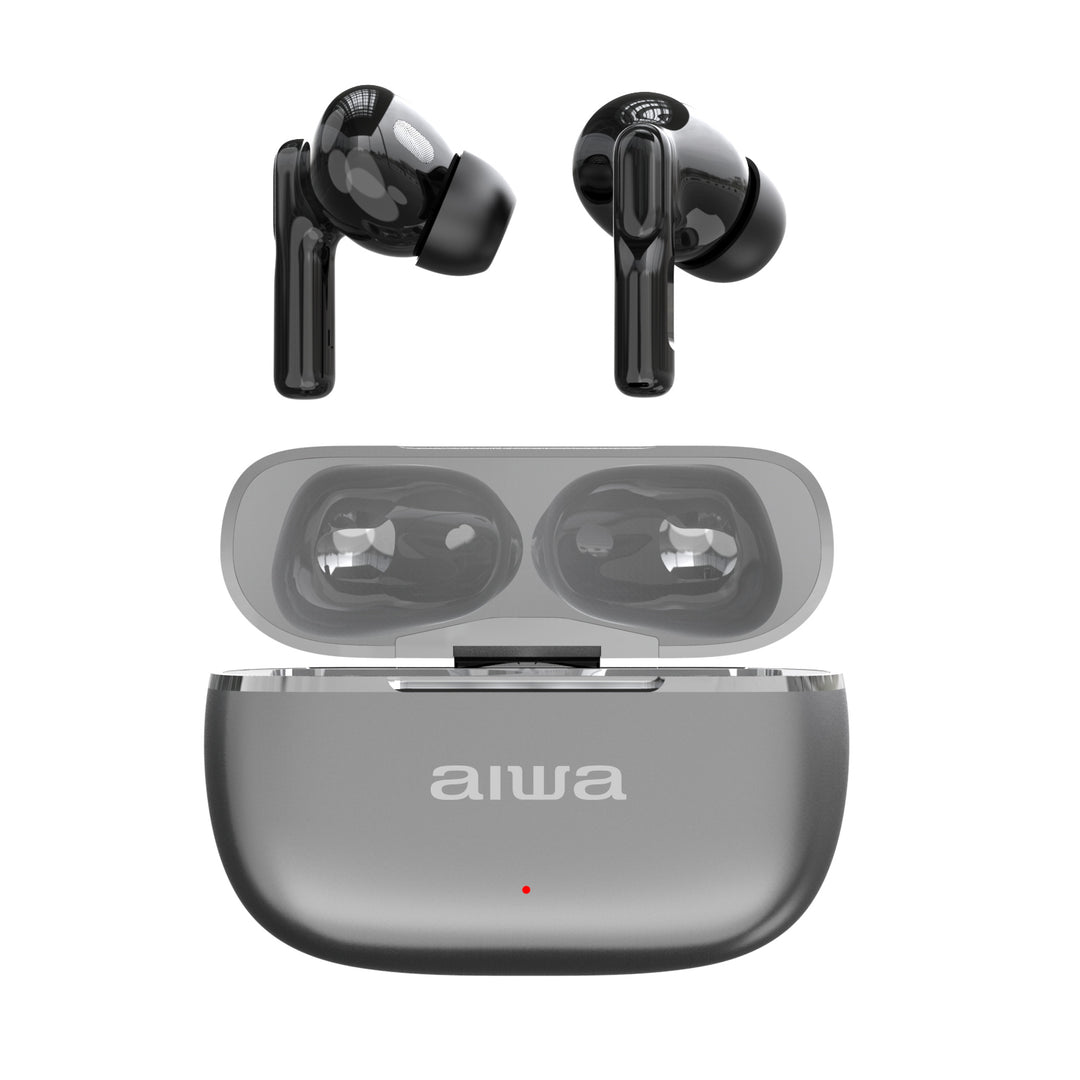 AIWA ETWS-160 True Wireless Earbuds med ANC, ENC och Bluetooth 5.4