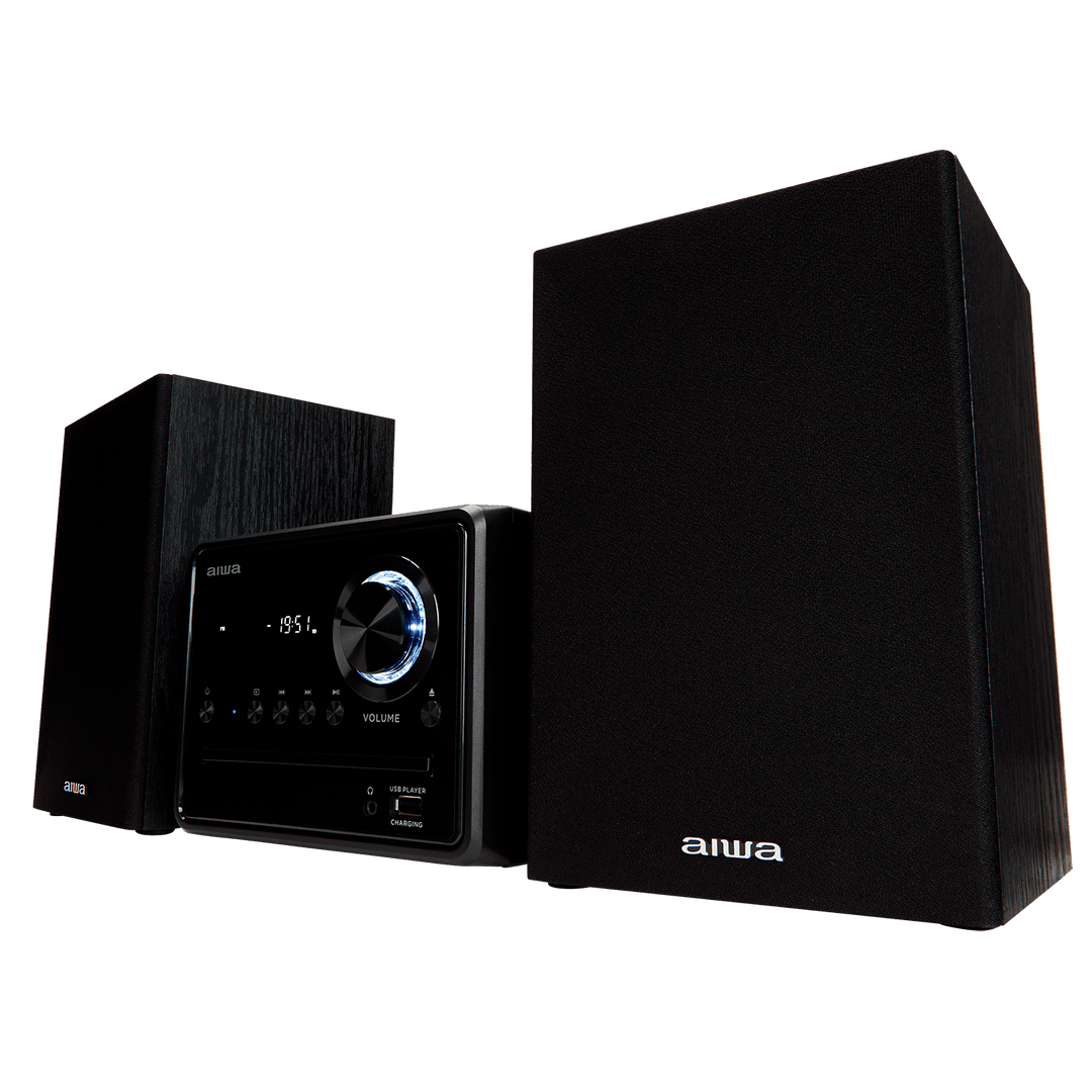 AIWA MCBT-350 Micro Hi-Fi-anläggning 20 W med Bluetooth, CD, FM och USB