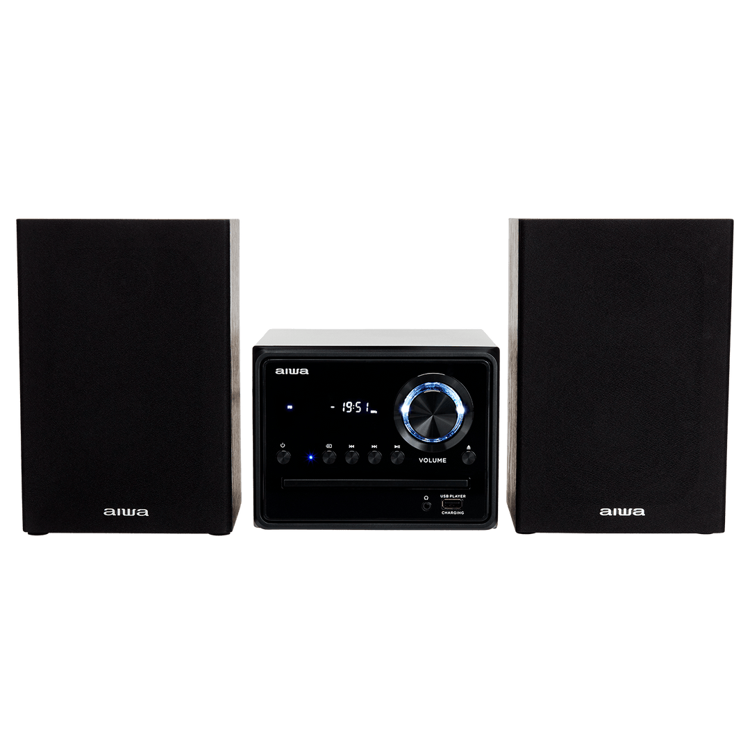 AIWA MCBT-350 Micro Hi-Fi-anläggning 20 W med Bluetooth, CD, FM och USB