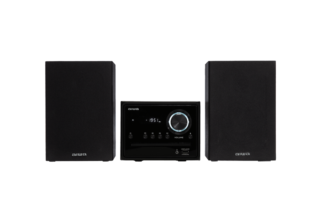 AIWA MCBT-350 Micro Hi-Fi-anläggning 20 W med Bluetooth, CD, FM och USB