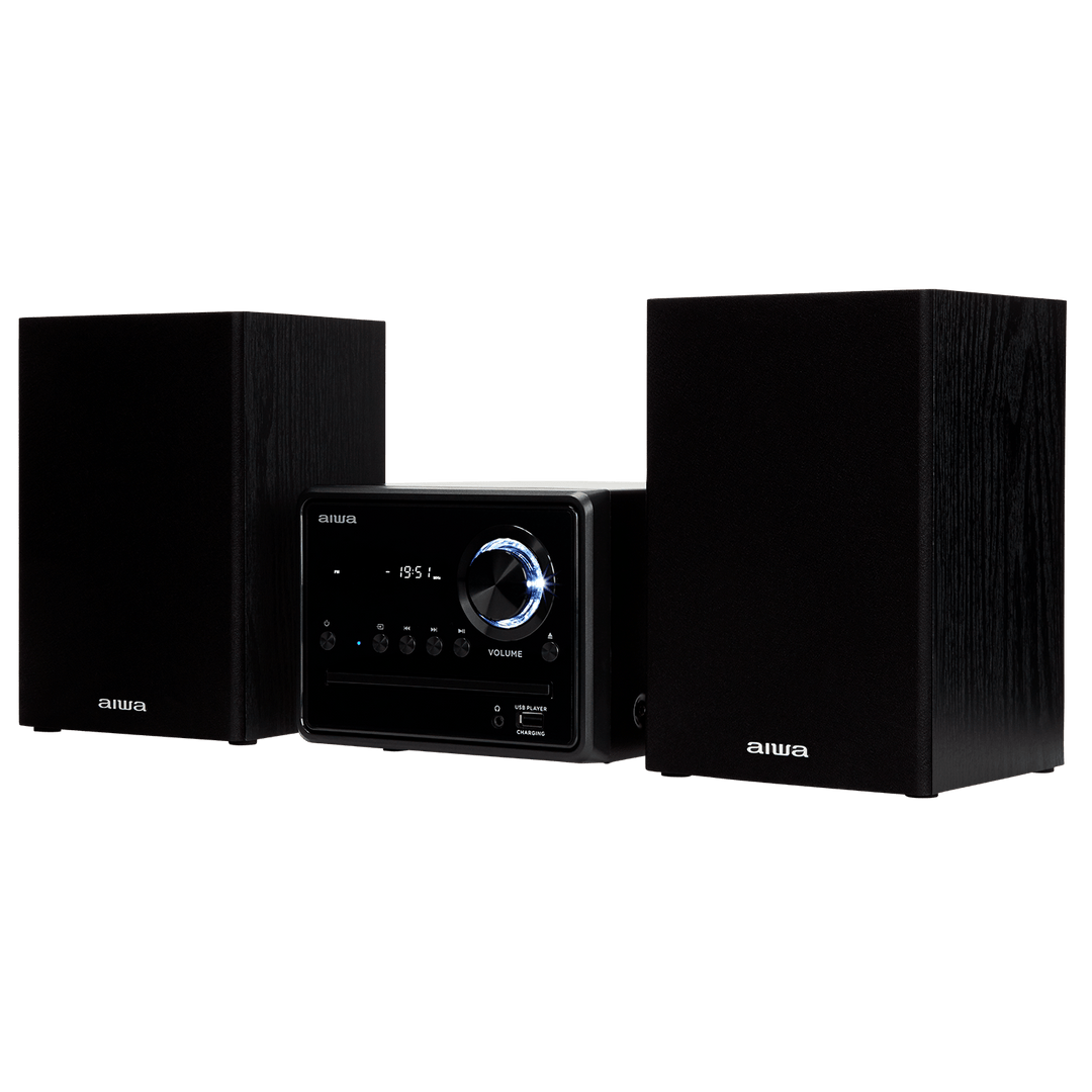 AIWA MCBT-350 Micro Hi-Fi-anläggning 20 W med Bluetooth, CD, FM och USB