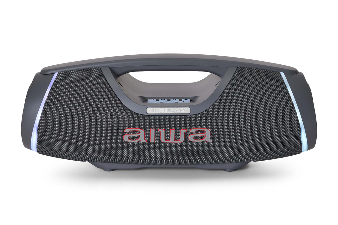 AIWA SPB-680 – 20W Bärbar Bluetooth Party-högtalare med RGB-ljus, grå