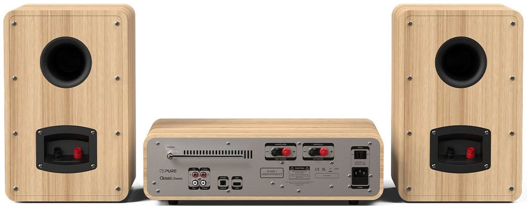 Pure Classic Stereo Hi-Fi-system – DAB+, CD, Bluetooth, 100W, ek