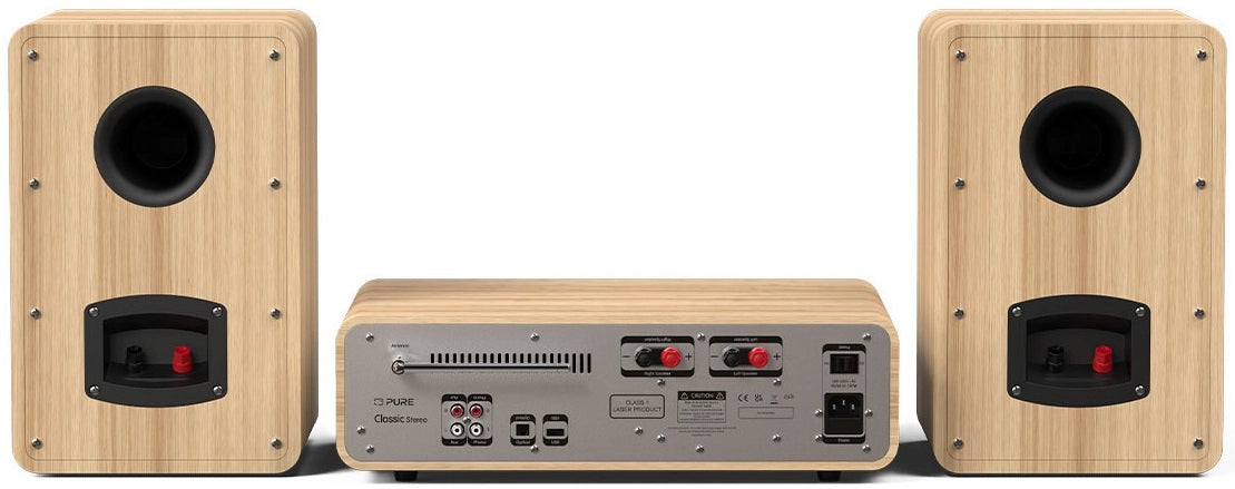 Pure Classic Stereo Hi-Fi-system – DAB+, CD, Bluetooth, 100W, ek