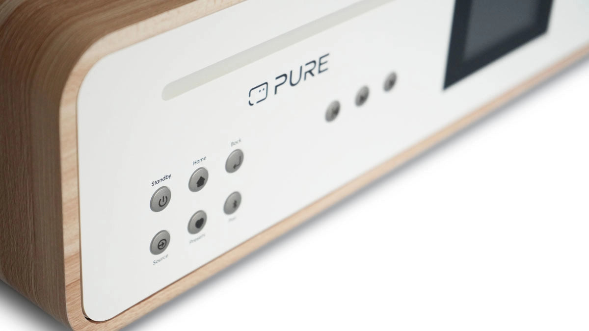 Pure Classic Stereo Hi-Fi-system – DAB+, CD, Bluetooth, 100W, ek