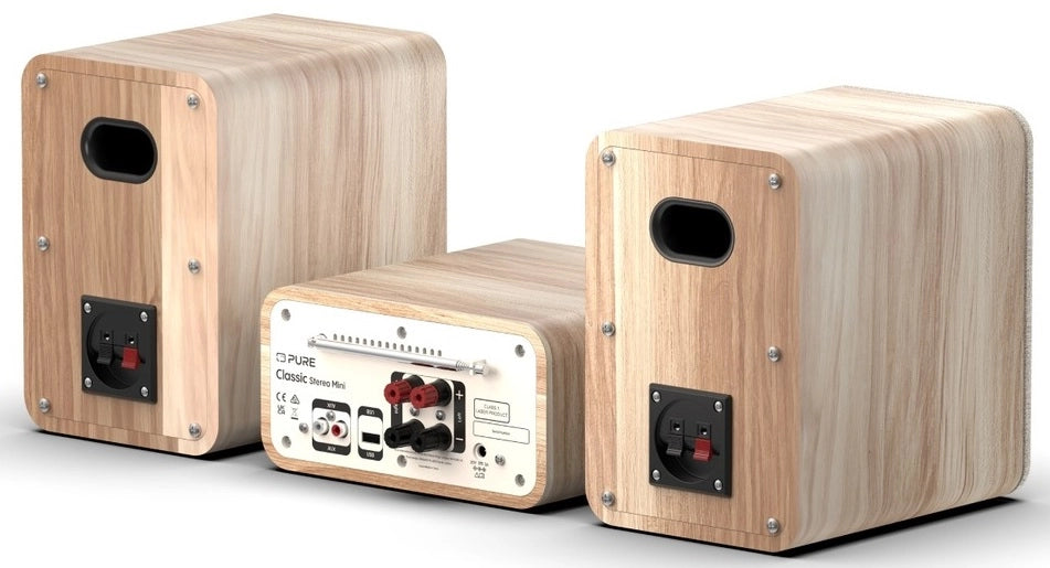 Pure Classic Stereo Mini Hi-Fi-system – DAB+, CD, Bluetooth, 40W, ek