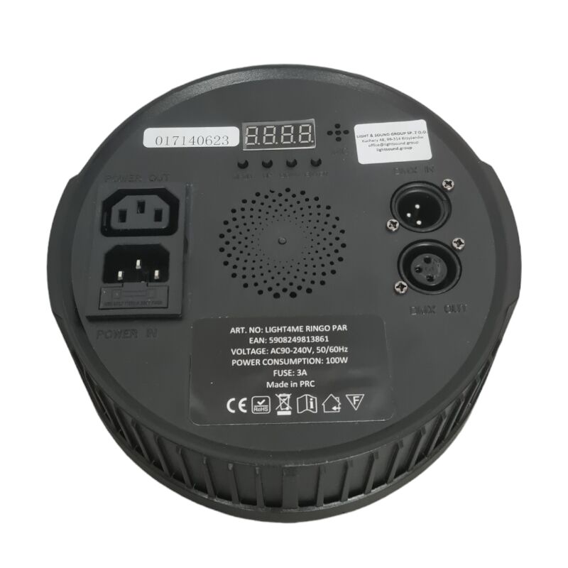LIGHT4ME RINGO PAR LED PAR Spot med LED Ring og fjernbetjening