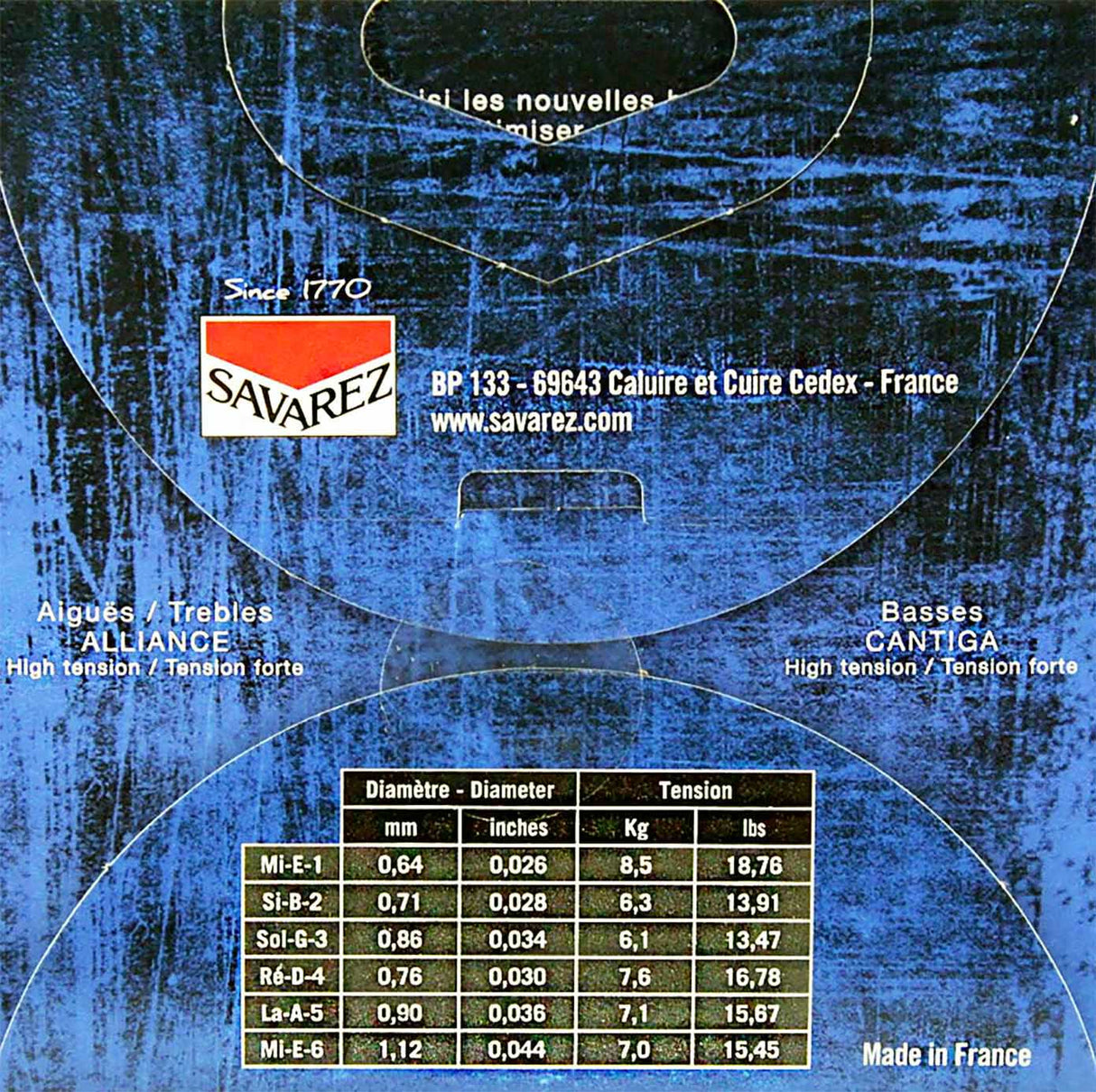 Savarez 510AJ Alliance Cantiga, klassisk guitar