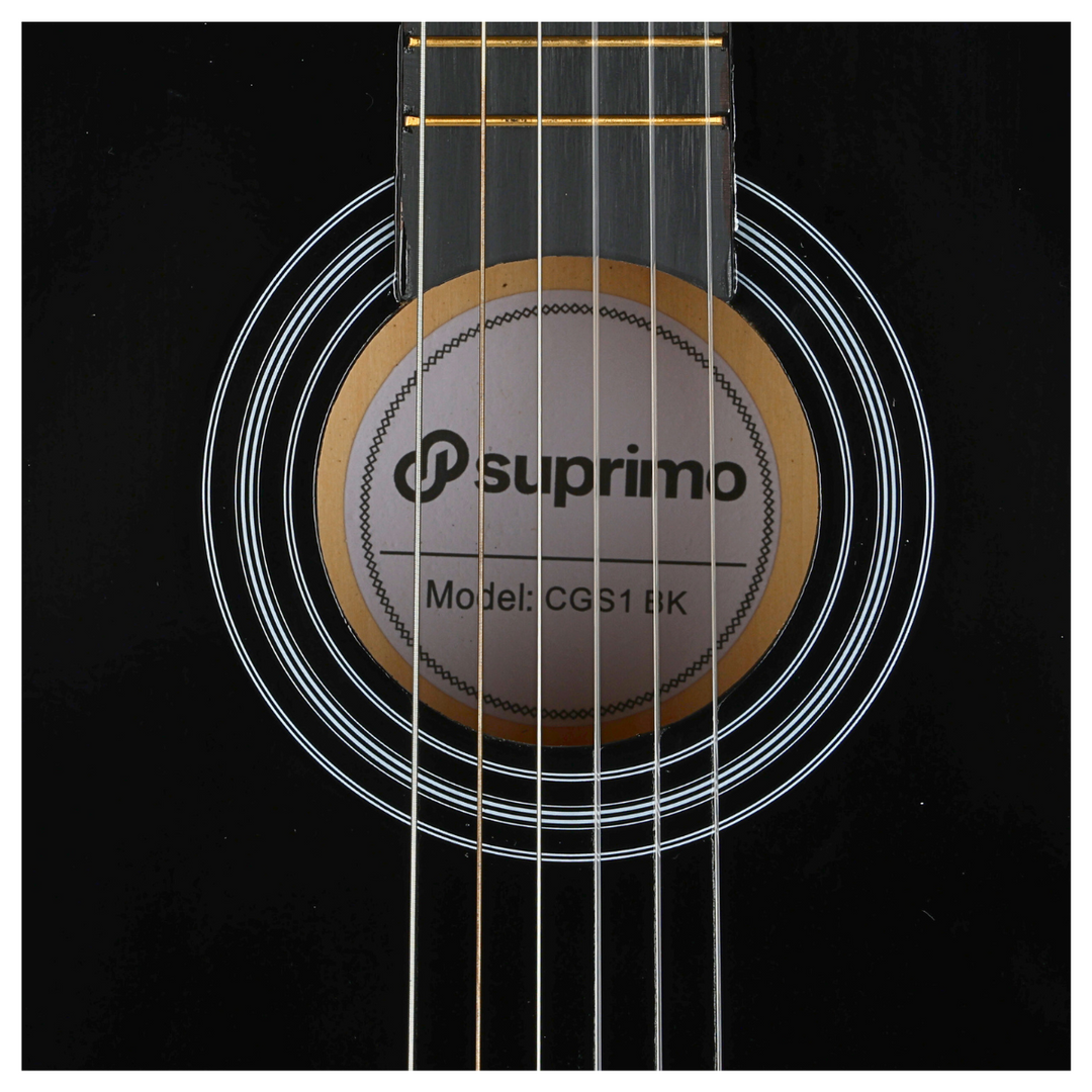Suprimo CGS1 BK Klassisk Gitarrer 4/4 – Svart