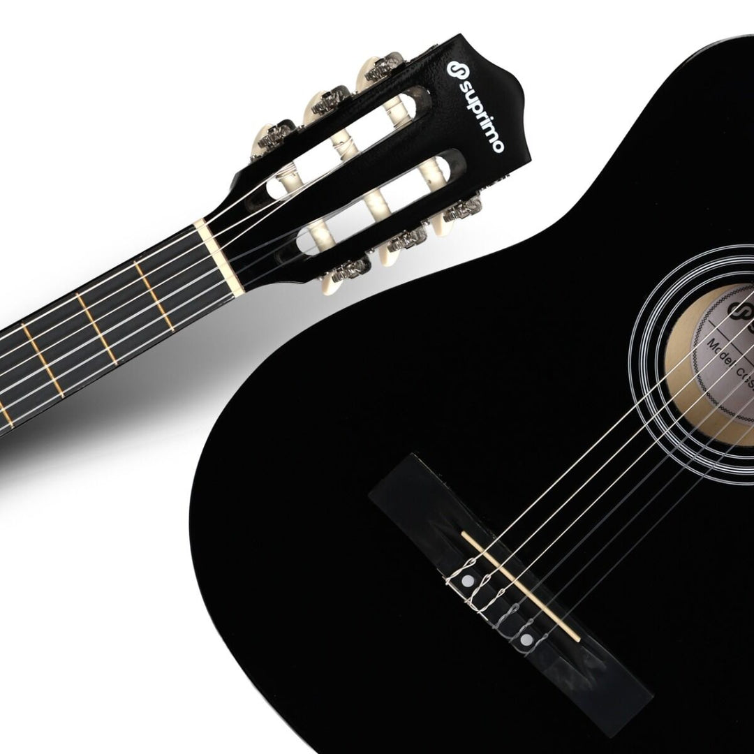 Suprimo CGS1 BK Klassisk Gitarrer 4/4 – Svart