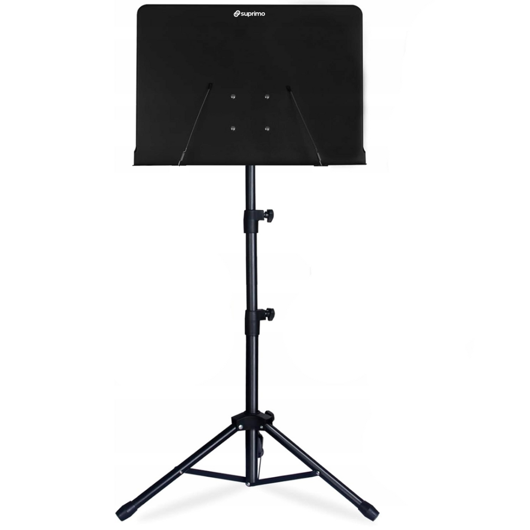 Stativ för notblad Justerbart 82-146 cm, Svart