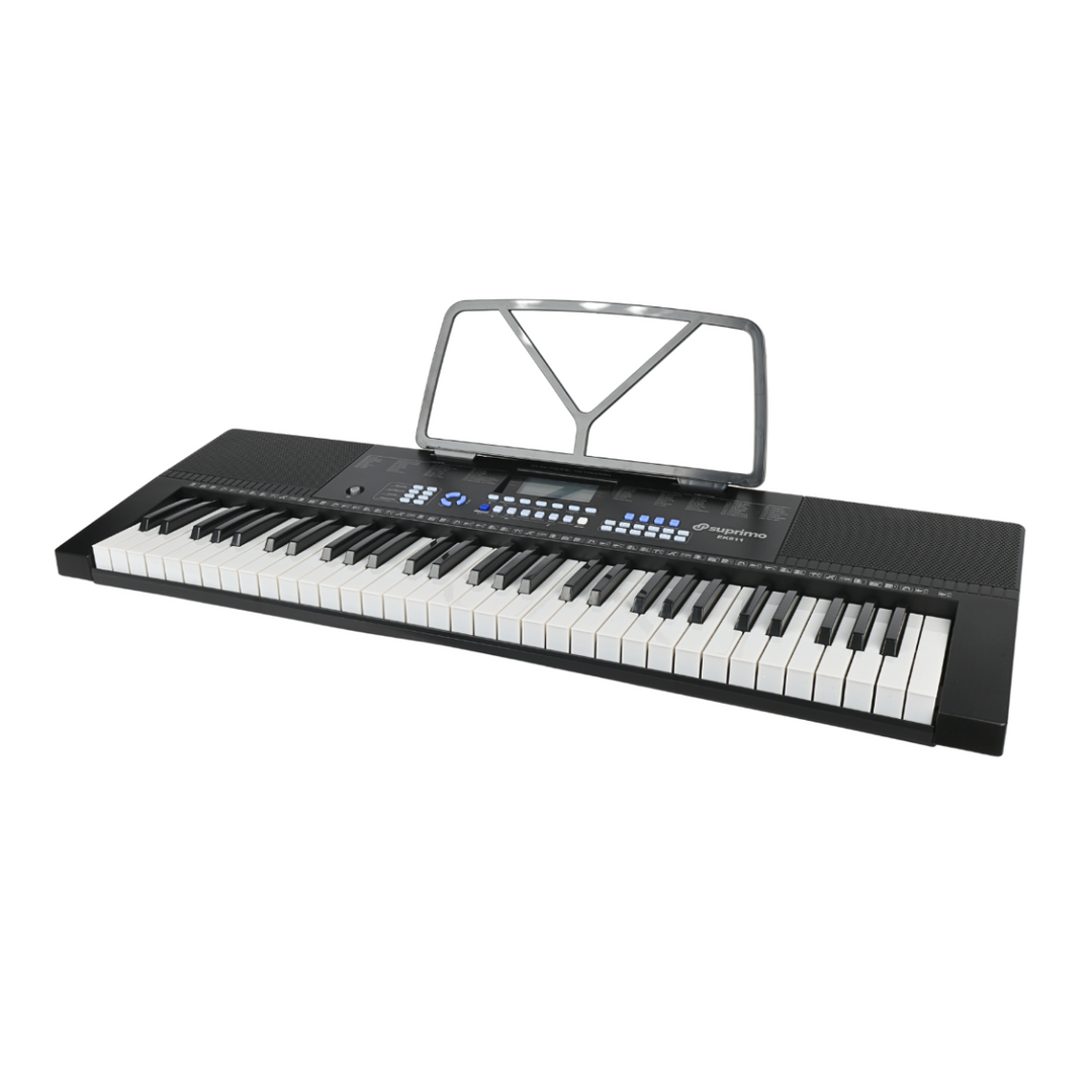 Suprimo EK611 Keyboards 61 Tangenter, Sort