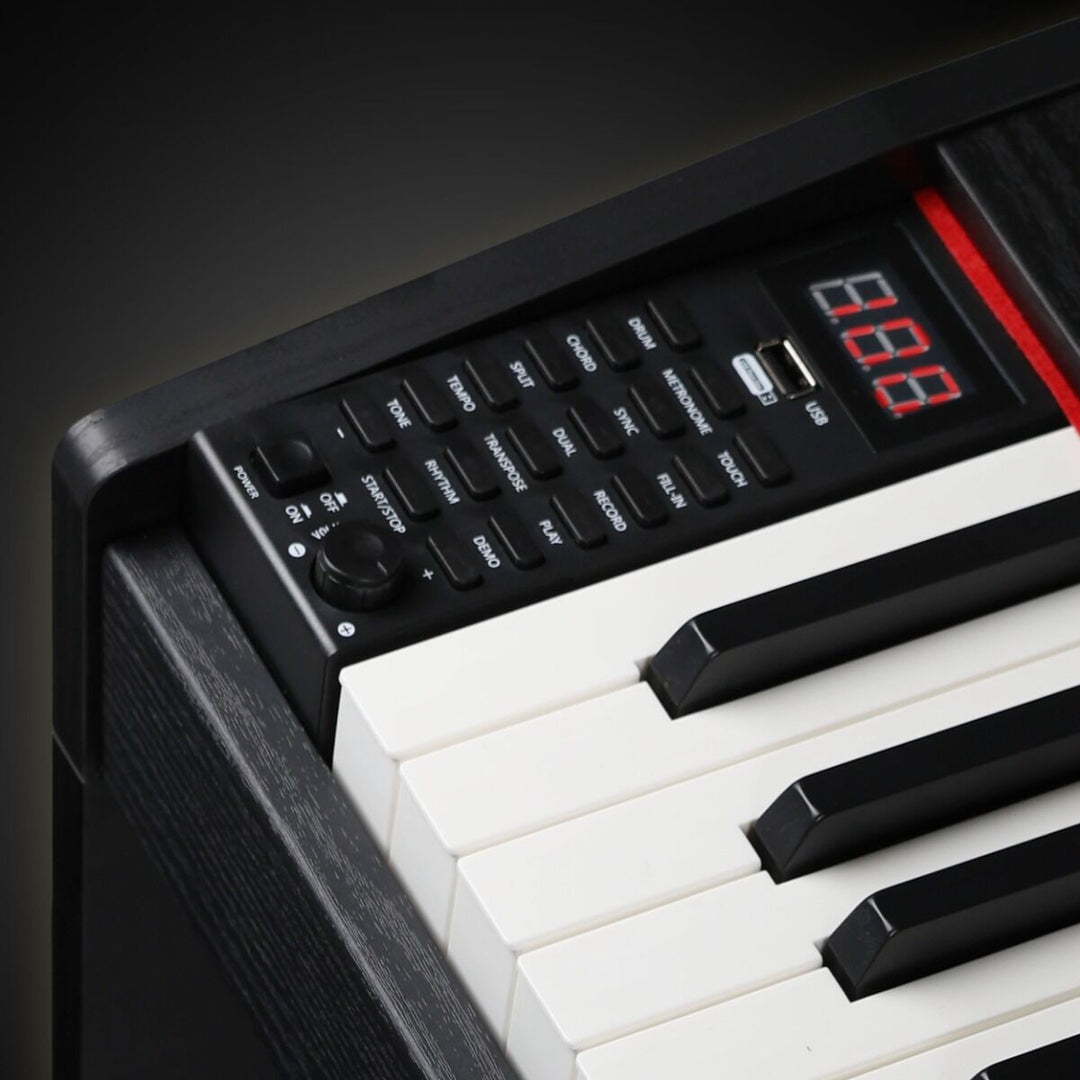 Suprimo SDP88 BK Digital Piano 88 med viktade tangenter, Sort