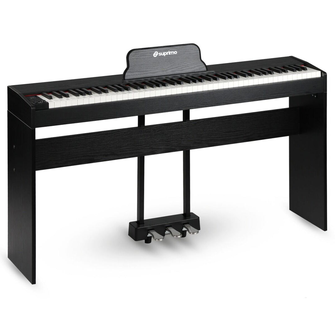 Suprimo SDP88 BK Digital Piano 88 med viktade tangenter, Sort