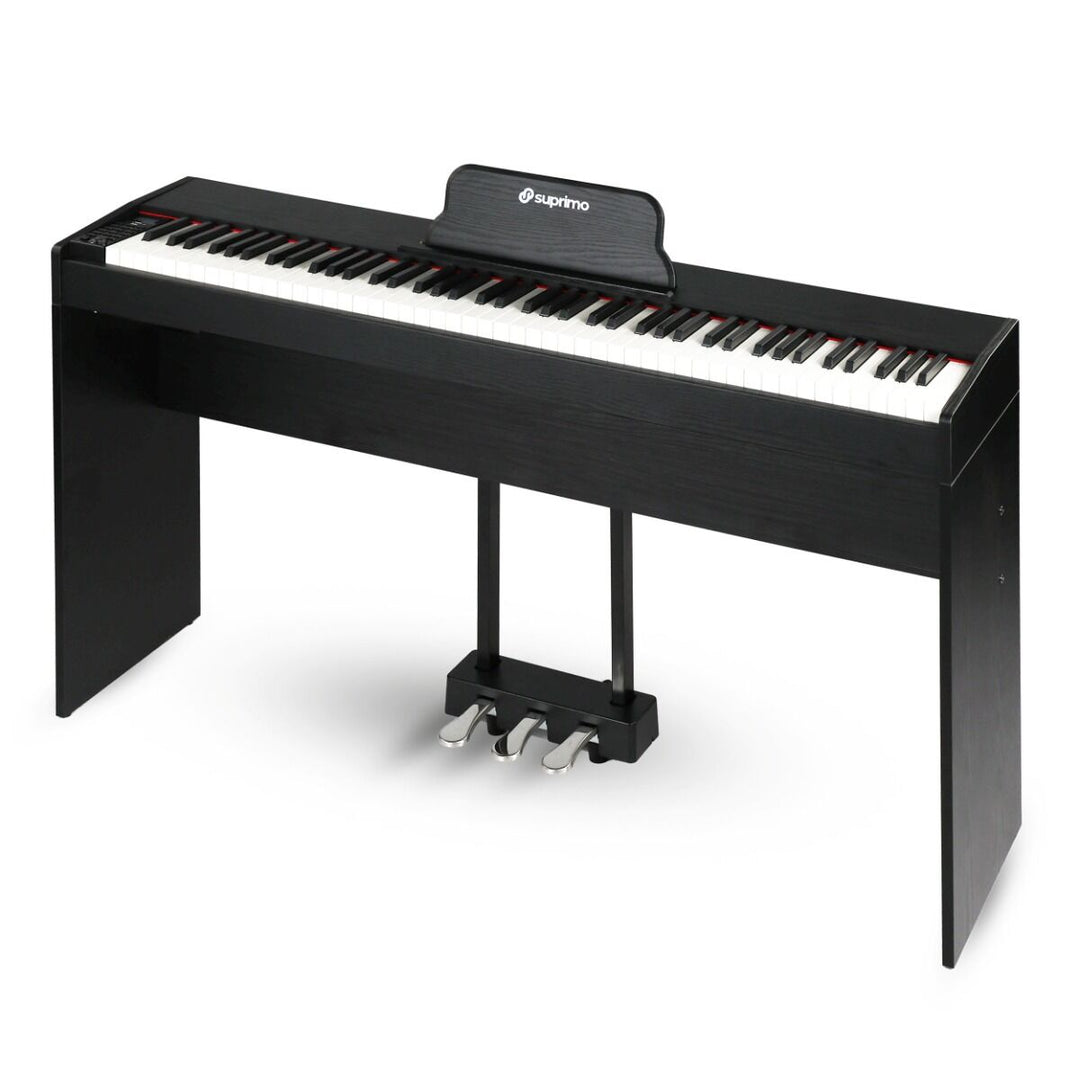 Suprimo SDP88 BK Digital Piano 88 med viktade tangenter, Sort
