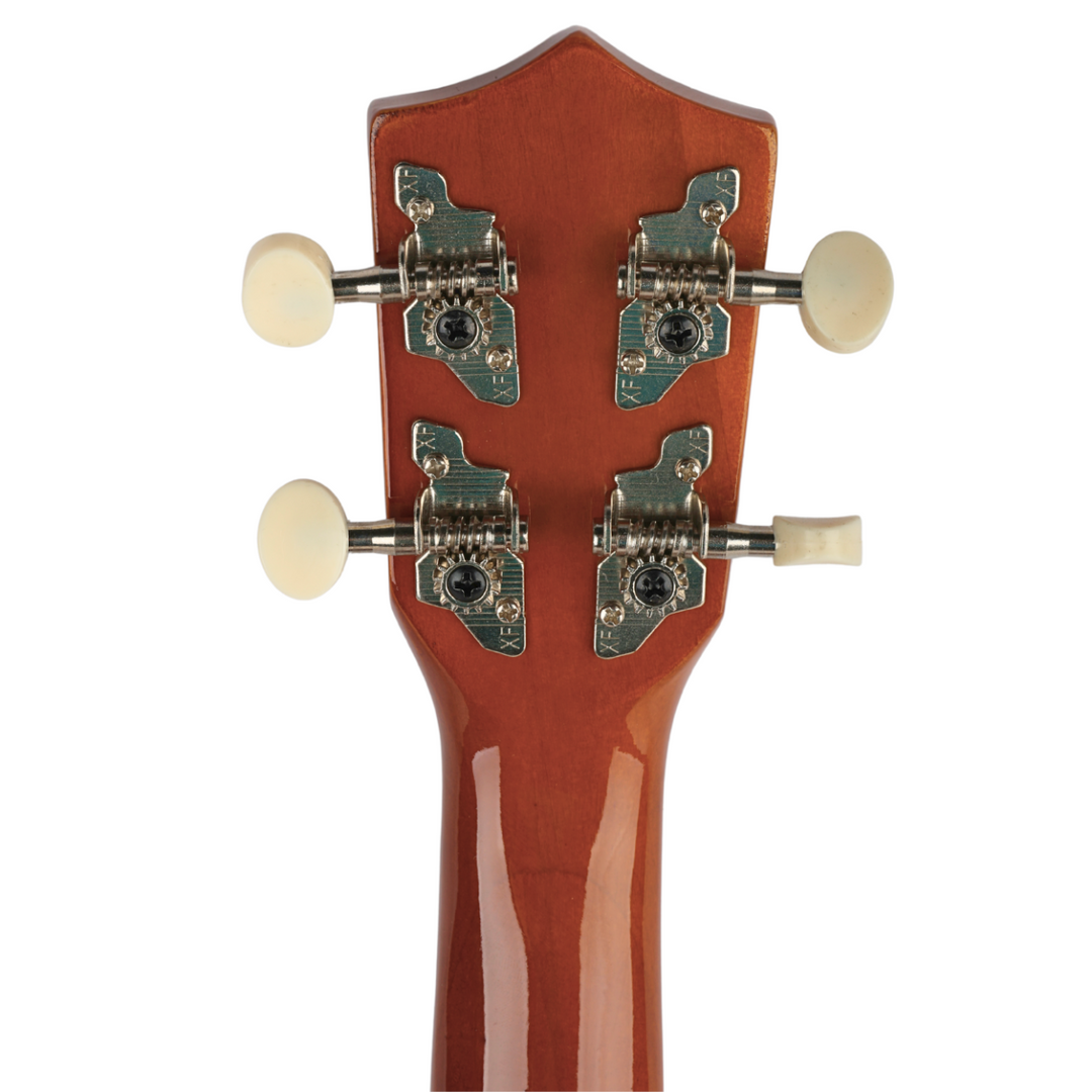 Sopranukulele, mörkt trä