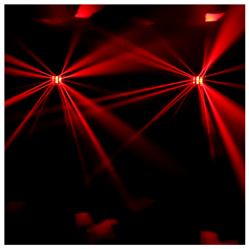 Light4Me Turbo Derby 4-i-1 – RGBW, UV, strobe & laser