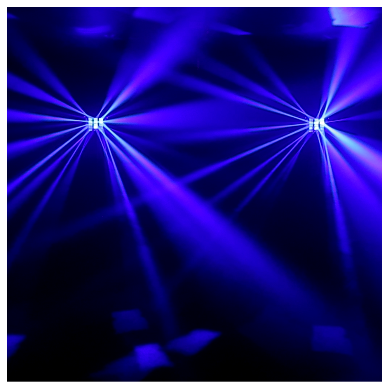 Light4Me Turbo Derby 4-i-1 – RGBW, UV, strobe & laser