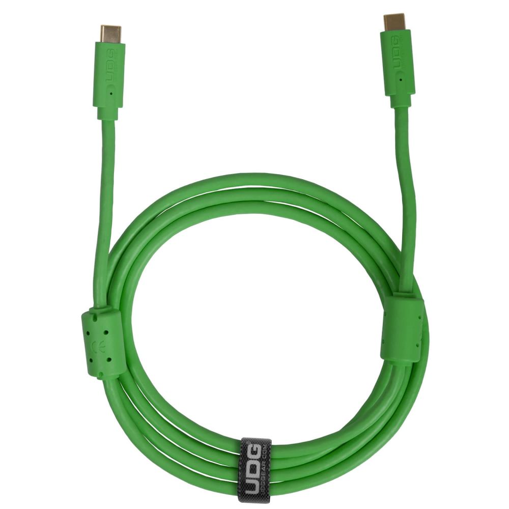 UDG Ultimate Cable USB 3.2 C-C Grön Rak 1,5m
