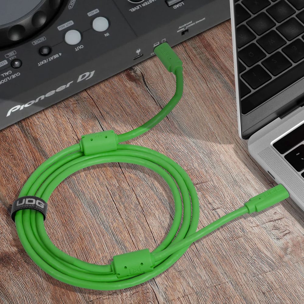 UDG Ultimate Cable USB 3.2 C-C Grön Rak 1,5m