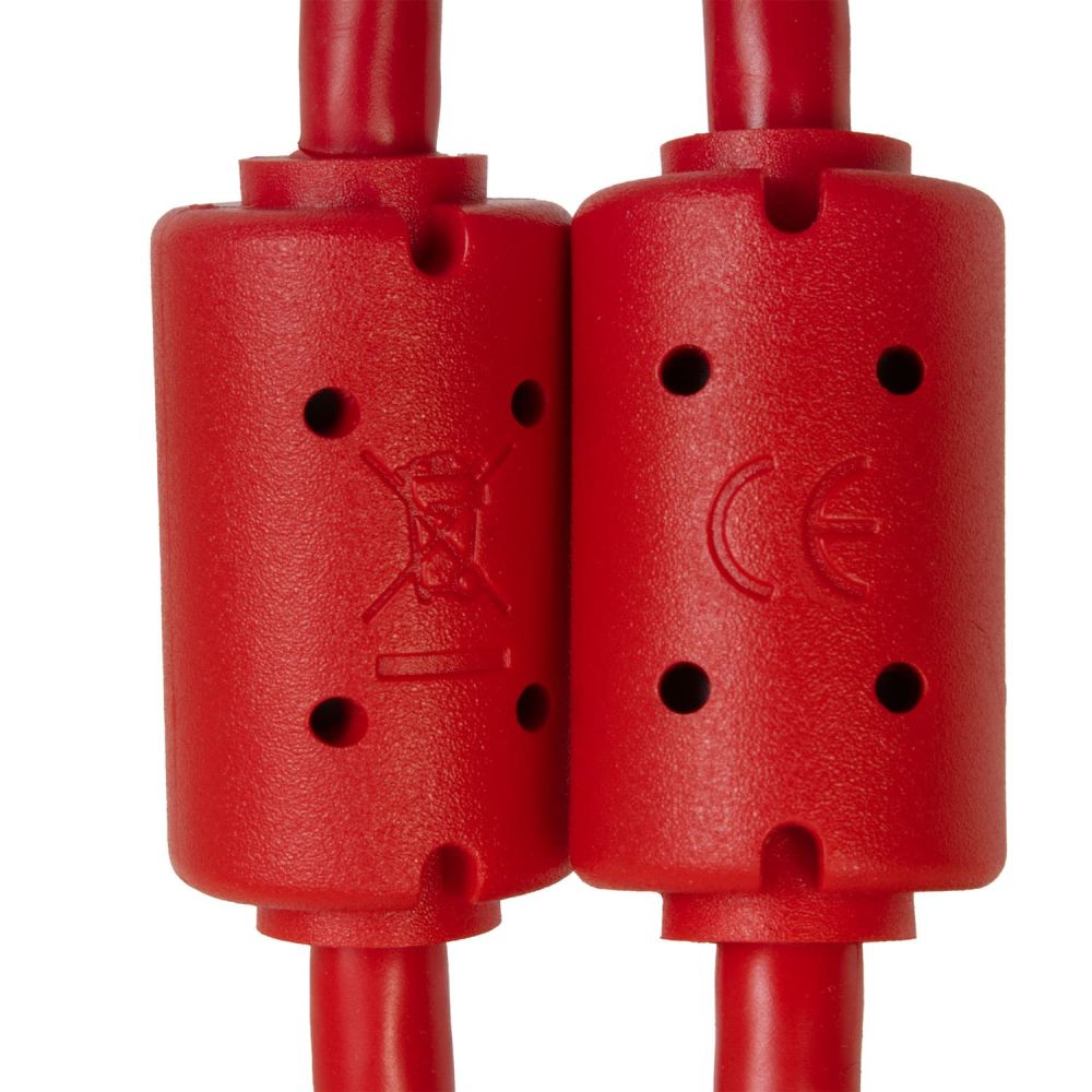 UDG Ultimate Cable USB 3.2 C-C Röd Rak 1,5m